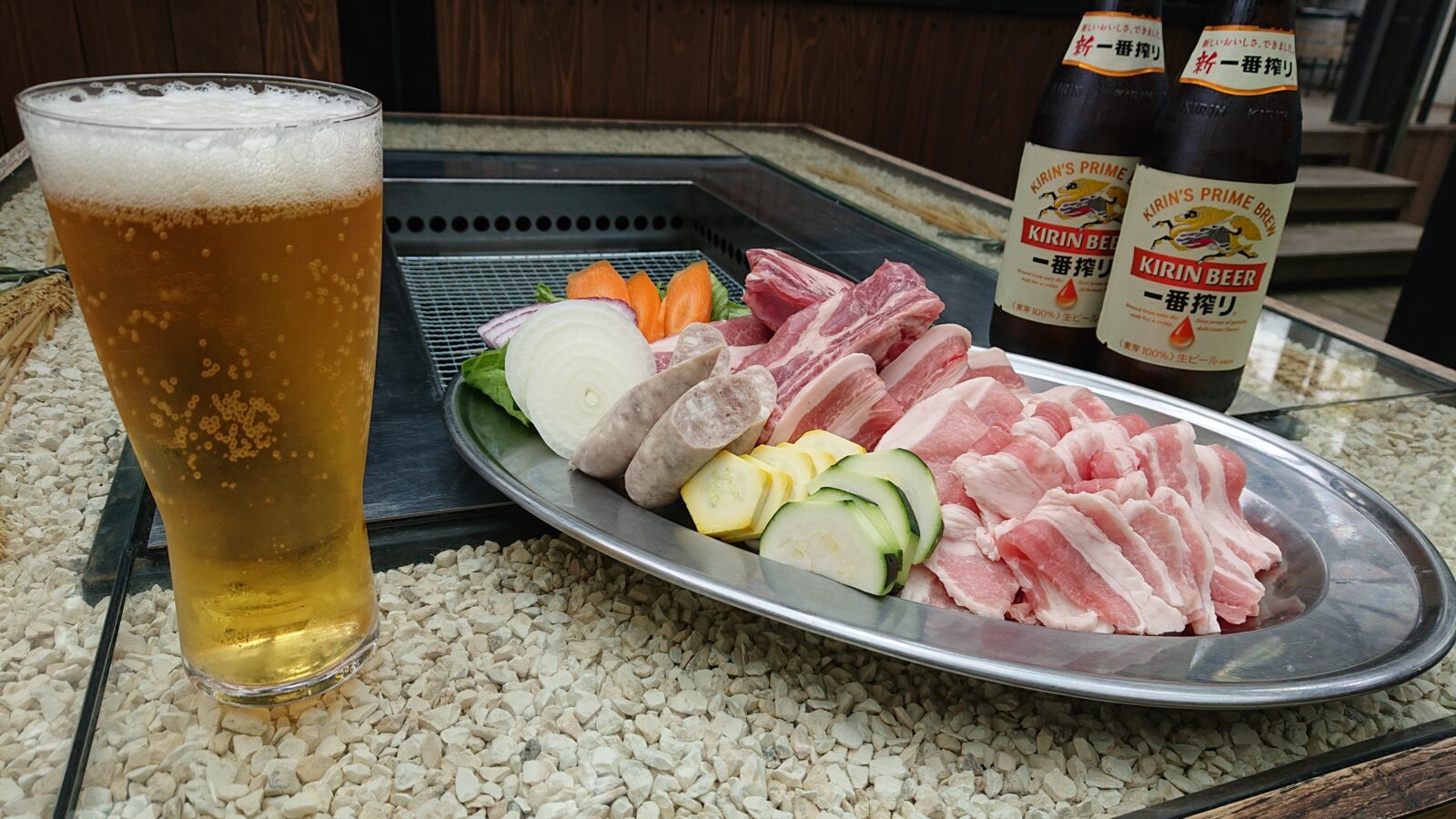 BBQとビールの季節になりました